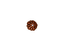 TierraCast Antique Copper (plated) Tiffany Bead Cap 8mm