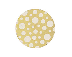 Lillypilly Gold Scattered Dots Anodized Aluminum Disc 25mm, 22 gauge