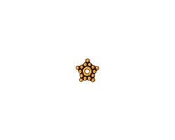 TierraCast Antique Gold (plated) Star Heishi 5mm