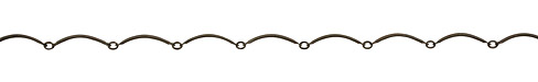 Gunmetal Twisted Arch Bar Chain