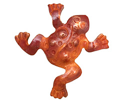 Patricia Healey Copper Leap Frog Pendant 28x32mm
