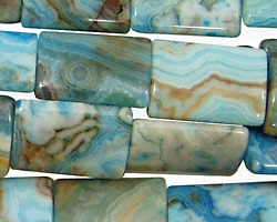 Larimar Blue Crazy Lace Thin Pillow 18x13mm