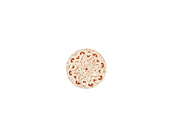 Lillypilly Bronze Lace Anodized Aluminum Disc 11mm, 24 gauge