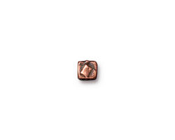 TierraCast Antique Copper (plated) Small Rock & Roll Cube 5mm