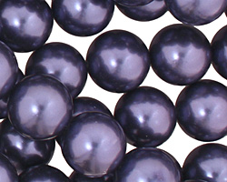 Navy Shell Pearl Round 14mm
