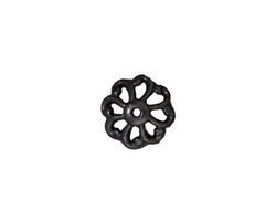 TierraCast Gunmetal Open Scalloped Bead Cap 12mm