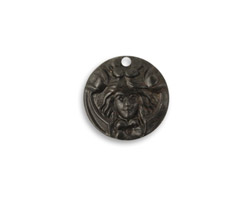Vintaj Arte Metal Maidenflower Charm 16mm