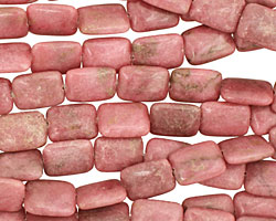 Rhodonite Thin Pillow 16x12mm