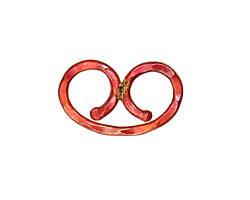 Patricia Healey Copper Double Loop Link 24x15mm