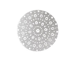 Lillypilly Silver Crochet Anodized Aluminum Disc 25mm, 22 gauge