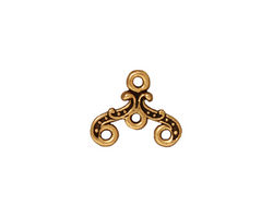 TierraCast Antique Gold (plated) 3-1 Keepsake Link 15x12mm