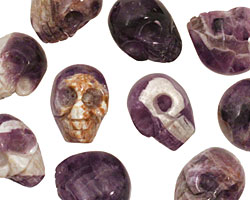 Dogtooth Amethyst Skull 20x15mm