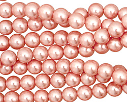 Blush Shell Pearl Round 6mm