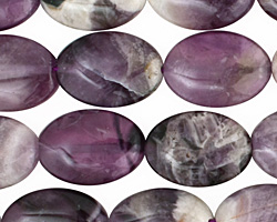 Dogtooth Amethyst Flat Oval 18x13mm