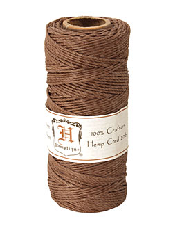 Light Brown Hemp Twine 20 lb, 205 ft
