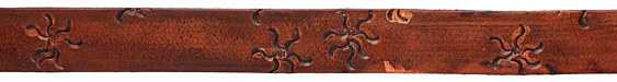 Chocolate Sunshine Leather Strap 36"x20mm
