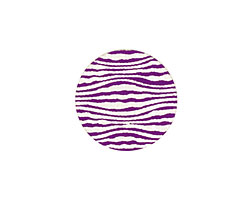 Lillypilly Purple Zebra Anodized Aluminum Disc 19mm, 24 gauge