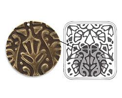 Vintaj DecoEmboss Die Deco Motif 2 3/8"x2 5/8"