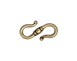 TierraCast Antique Brass (plated) Classic S-Hook 23x12mm