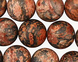 Leopardskin Jasper Round 16mm