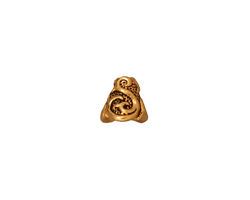 TierraCast Antique Gold (plated) Lily Cone 8mm