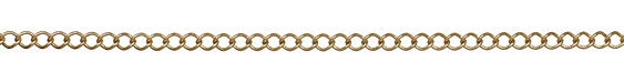 Gold (plated) Curb Link Chain