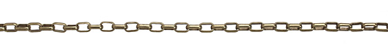 Antique Brass (plated) Box Cable Chain