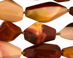 Mookaite Faceted Nugget 14-27x9-18mm