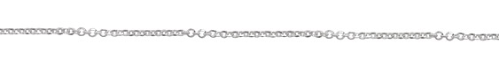 Silver (plated) Beveled Cable Chain