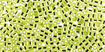 TOHO Lime Green (with Silver Lining) Triangle 11/0 Seed Bead