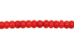 Coral Rondelle 6mm