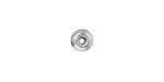TierraCast Rhodium (plated) 7mm Classic Bead Aligner 4mm Peg 4x7mm