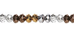 Metallics Crystal Mix Faceted Rondelle 6mm