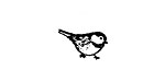 Baby Bird Mini Rubber Stamp 9x15mm