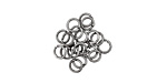Antique Silver (plated) Round Jump Ring 4mm, 21 gauge