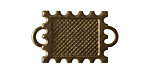 Vintaj Natural Brass Memoir Stamp Bezel 30x18mm