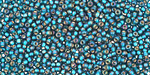 TOHO Rainbow Teal (with Frosted Silver Lining) Round 11/0 Seed Bead