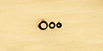 Bubbles Metal Stamp 4mm