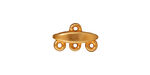 TierraCast Gold (plated) 3-1 Almond Link 9x15mm