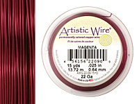 Artistic Wire Magenta 22 gauge, 15 yards