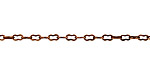 Antique Copper (plated) Peanut Cable Chain