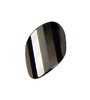 Onyx Faceted Twisted Oval 15x17mm