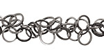 Gunmetal (plated) Dancing Rings Chain