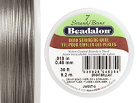 Beadalon Bright .018" 7 Strand Wire 30ft.