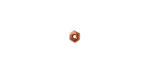 TierraCast Antique Copper (plated) Hex Heishi 4mm