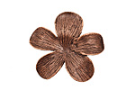 Ezel Findings Antique Copper 5 Petal Flower Link 27mm