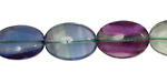Blue Rainbow Fluorite (A) Flat Oval 18x13mm