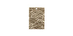 Stampt Antique Pewter (plated) Floral Embossed Rectangle 11x15mm