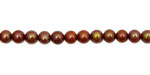 Rusty Pink Semi-Round 4.5-5mm