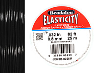 Elasticity Black .8mm, 25 meters